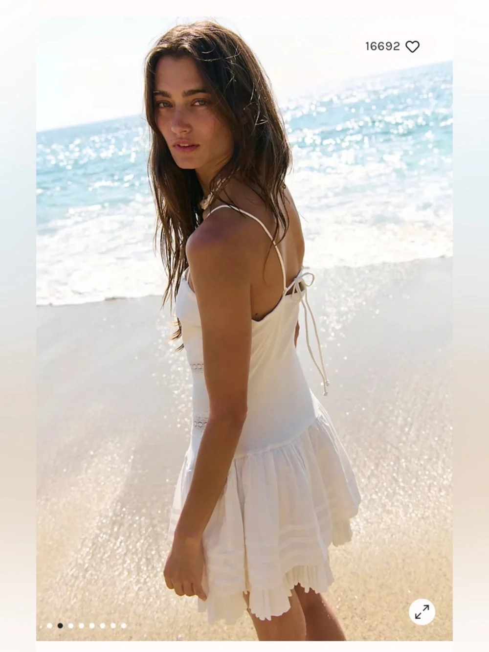 Free People Bliss Beauty Mini Dress size S - Picture 2 of 12